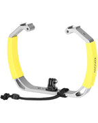 Movo GB-U80 Underwater Diving Rig for Action Cameras (XL Version)