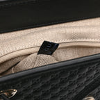 Microguccissima Drawstring Backpack Black
