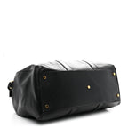 Calfskin Buckley Duffle Bag Black