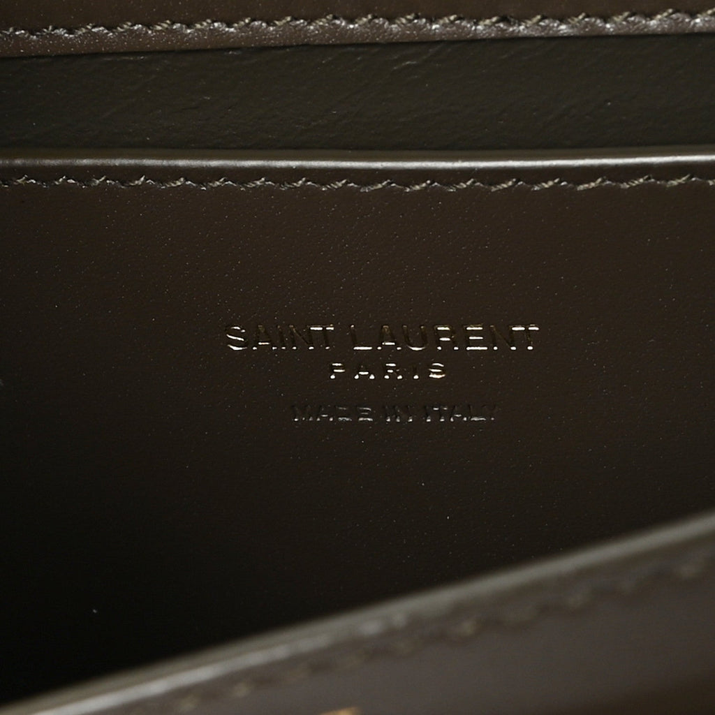 Box Calfskin Mini Voltaire Shoulder Bag Deep Musk
