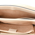 GG Supreme Monogram Horsebit 1955 Shoulder Bag Beige Mystic White