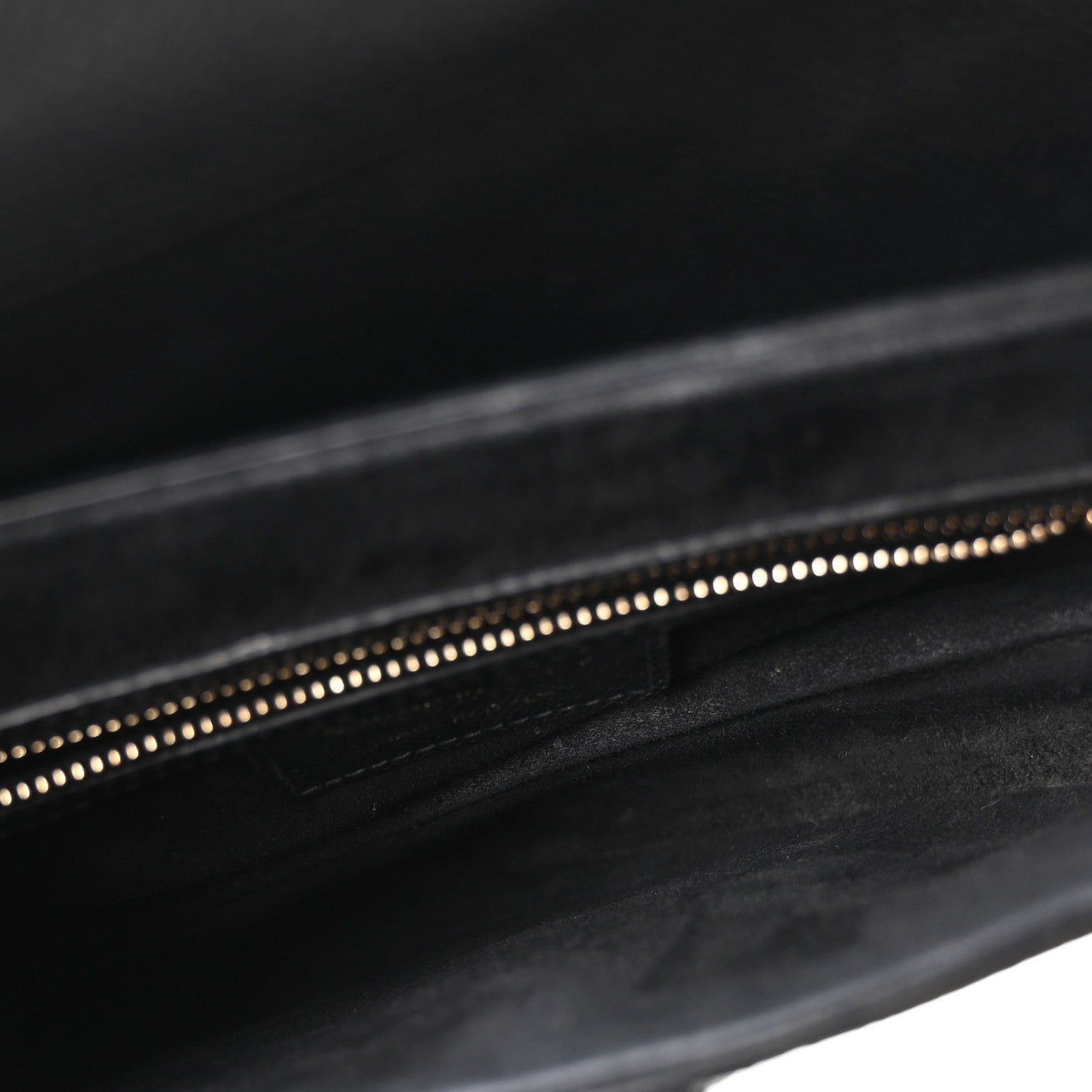 Grained Calfskin Saddle Bag Black