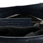 Agneau Giant 12 Silver Hardware Town Bleu Obscur