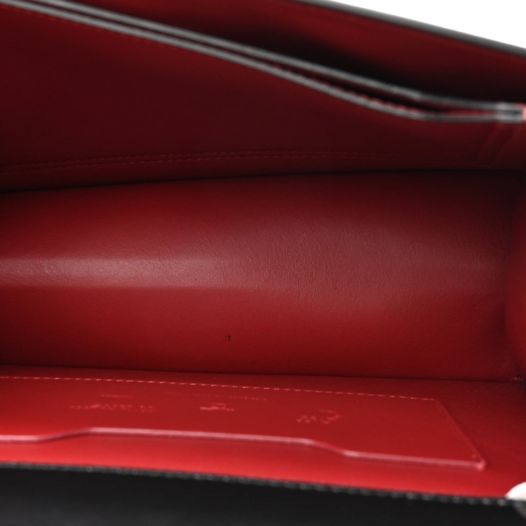 Calfskin Jitney 2.8 Not For Sale Top Handle Bag Black White