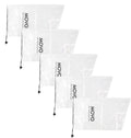 Movo (5 Pack) RC1 Clear Rain Cover for DSLR Camera & Lens up to 18 Long