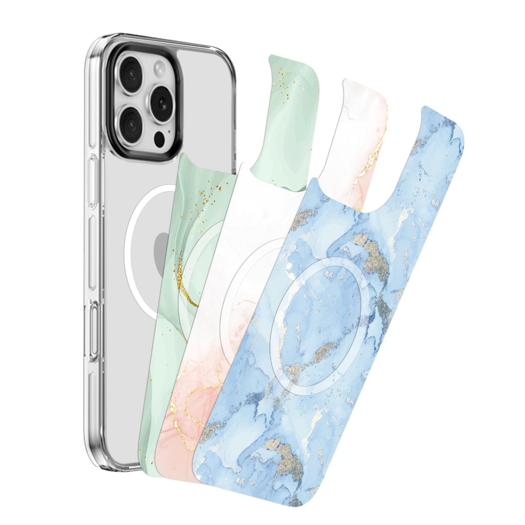 SAHARA - Inspire Series Case with Swappable Floral & Marble Designs - Apple iPhone 16 Pro Max