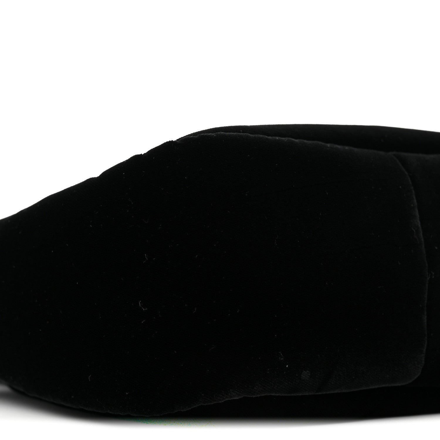 Padded Velvet Mini Bag Black