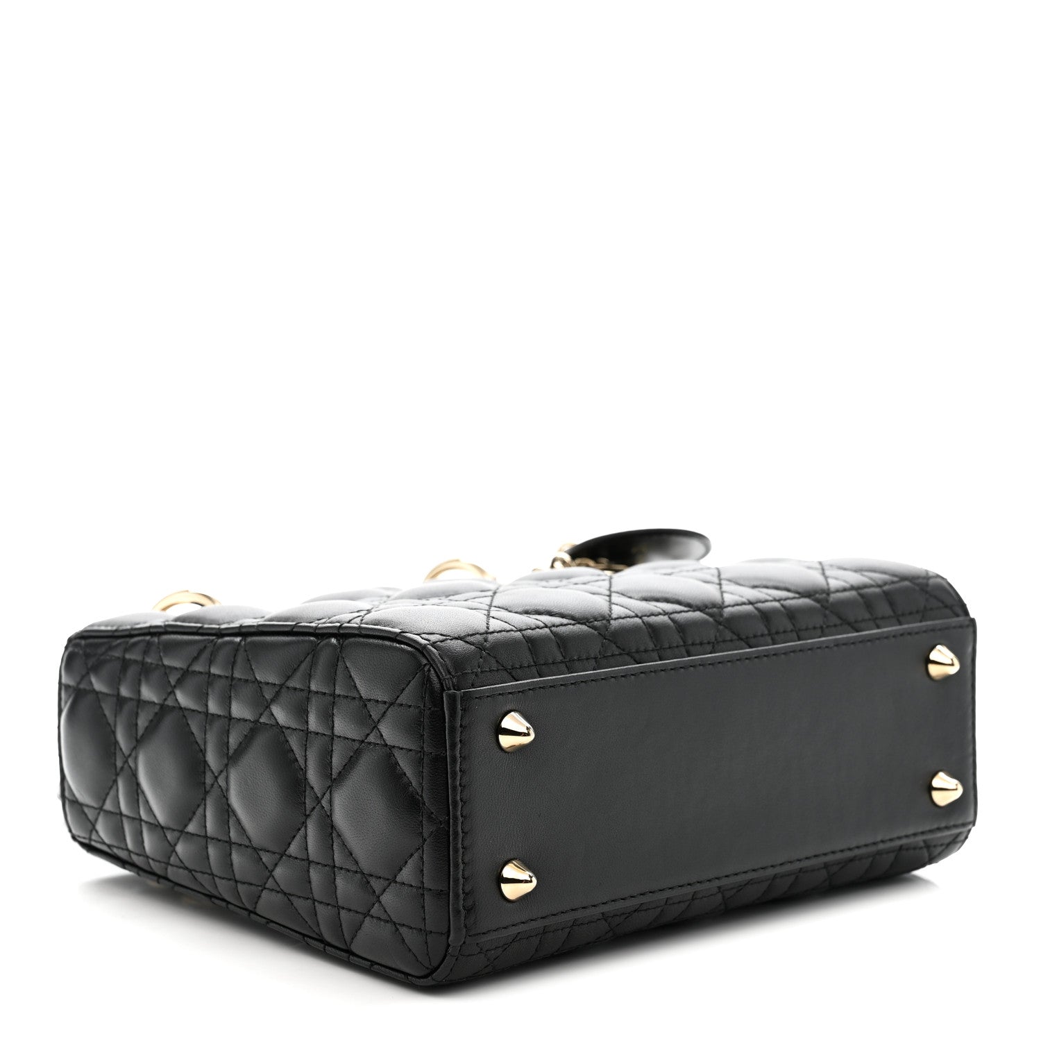 Lambskin Cannage Small My ABCDior Lady Dior Black