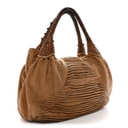 Nappa Pleated Nuvolata Spy Bone