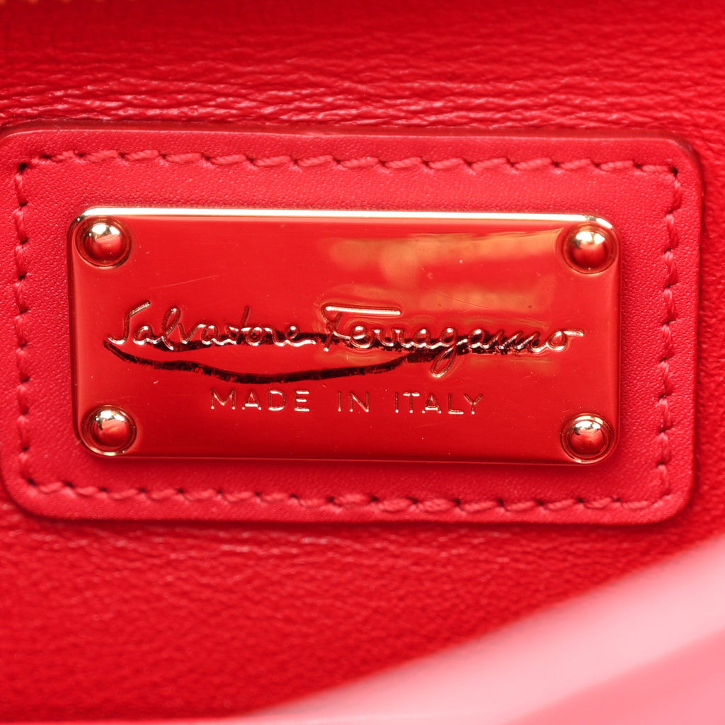Calfskin Medium Sofia Shoulder Bag Red