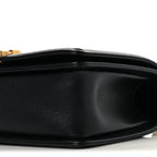 Caviar Quilted Medium Boy Flap Black