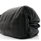 Smooth Butter Calf The Pouch Oversized Clutch Black
