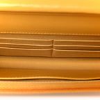 Caviar Quilted Wallet on Chain WOC Yellow