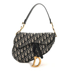 Oblique Saddle Bag Blue