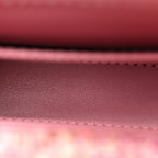 Tweed Quilted Mini Nano Kelly Shopper Pink