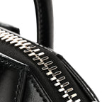 Shiny Lord Calfskin Mini Antigona Black