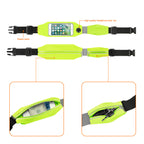 Reiko Running Sport Belt For Iphone 7/ 6/ 6S Or 5 Inches Device With Two Pockets In Green (5X5 Inches)