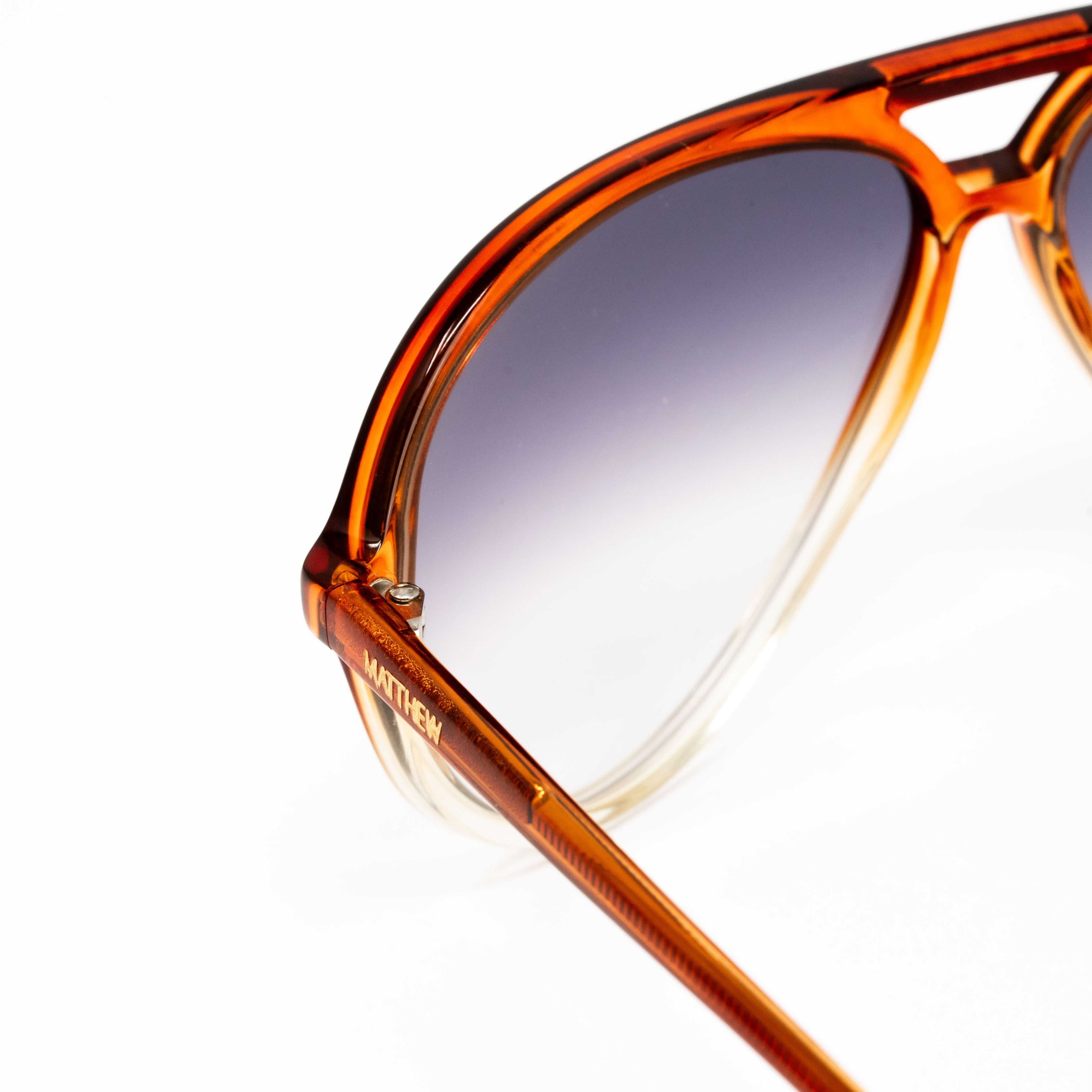 Matthew Williamson x Linda Farrow Brown Sunglasses