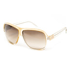 Matthew Williamson x Linda Farrow Gold Sunglasses