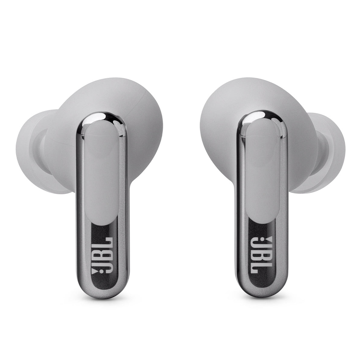 JBL Live Beam 3 Noise-Cancelling Earbuds with Smart Case (Silver)