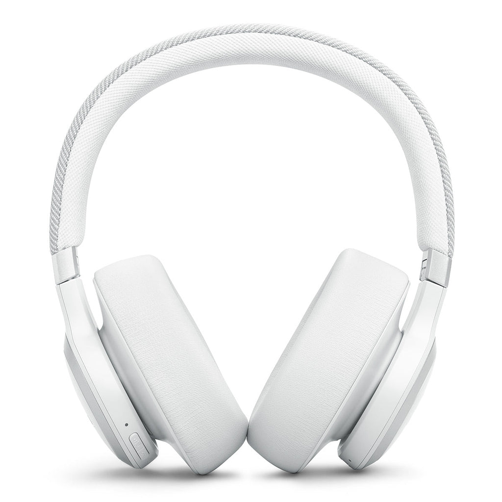 JBL Live 770NC Wireless Over Ear Noise Cancelling Headphone Bundle with gSport Case (White)