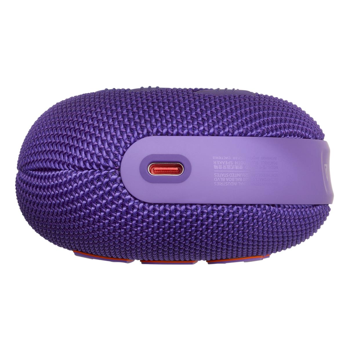 JBL Clip 5 Ultra Portable Bluetooth Speaker with gSport Carbon Fiber Case (Purple)