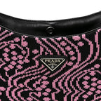 Maglia Jacquard Cleo Shoulder Bag Black Rosa