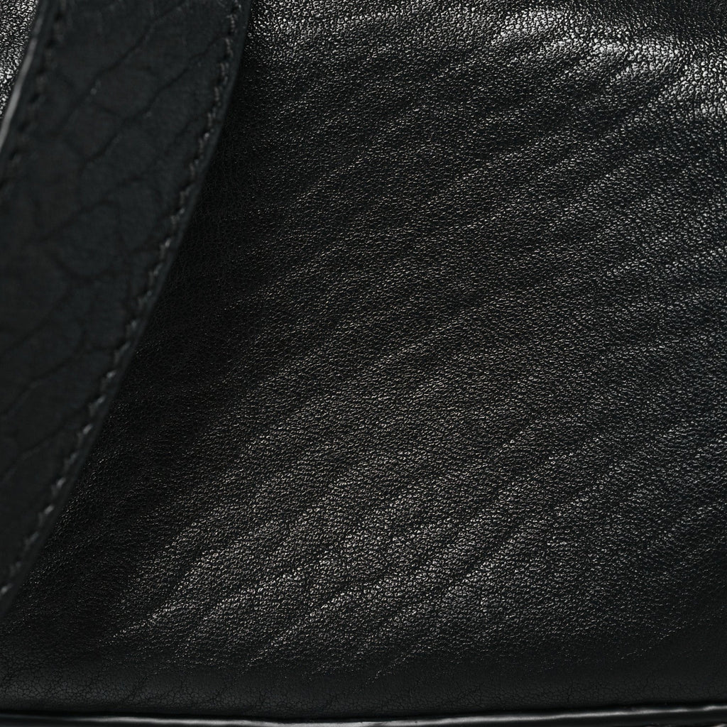 Primal Lambskin Mini Ricco Shoulder Bag Black