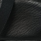 Primal Lambskin Mini Ricco Shoulder Bag Black