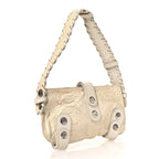 Snakeskin Silverado Mini Bag Ivory