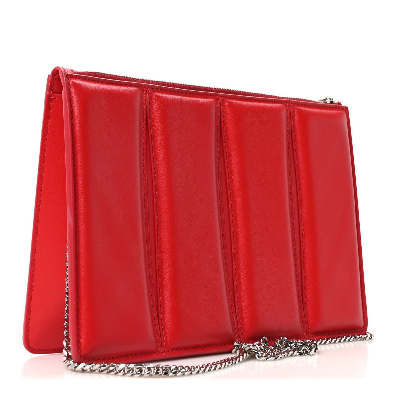 Calfskin Slash Pouch Welsh Red