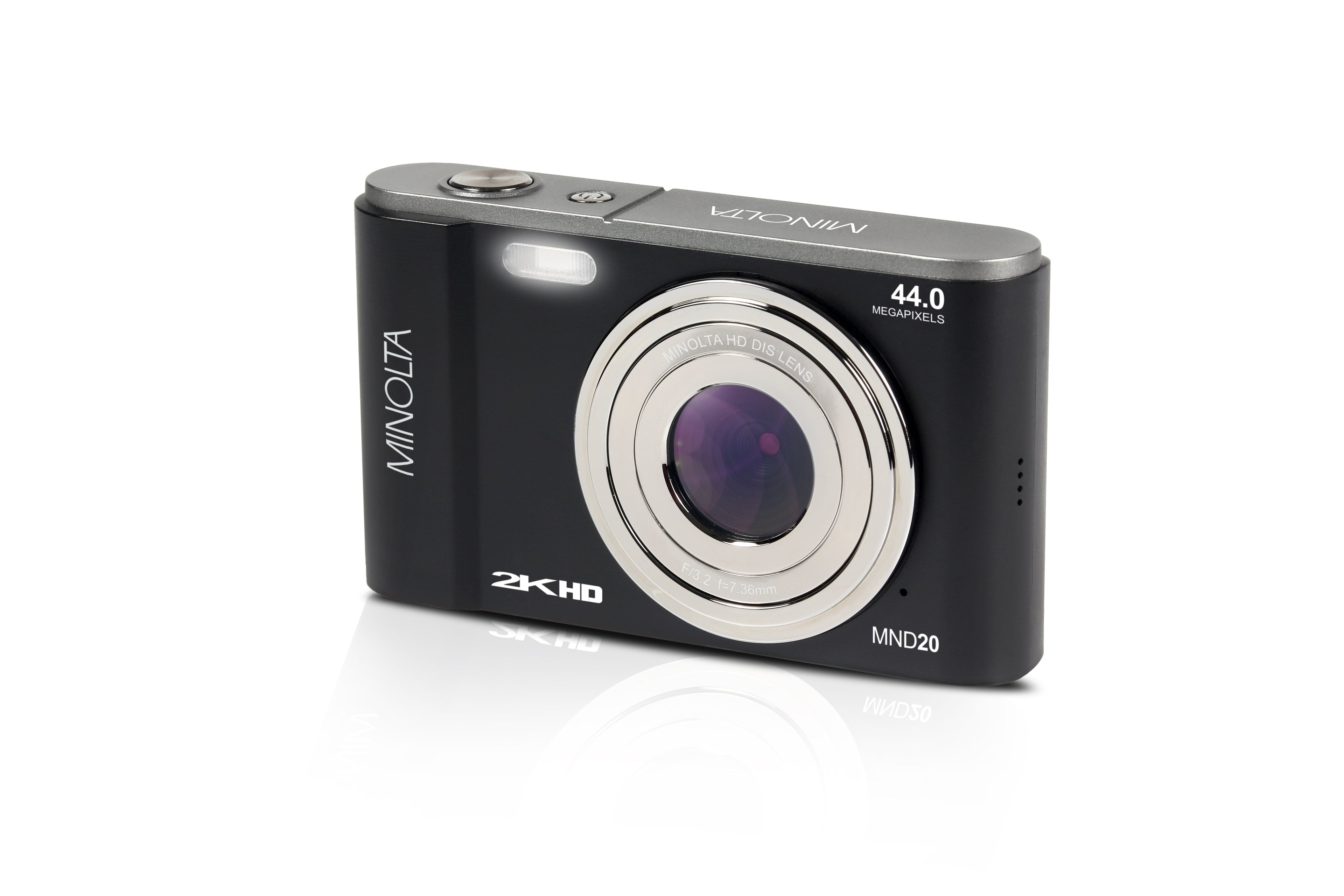 MINOLTA MND20 44 MP / 2.7K Quad HD Camera (Black)