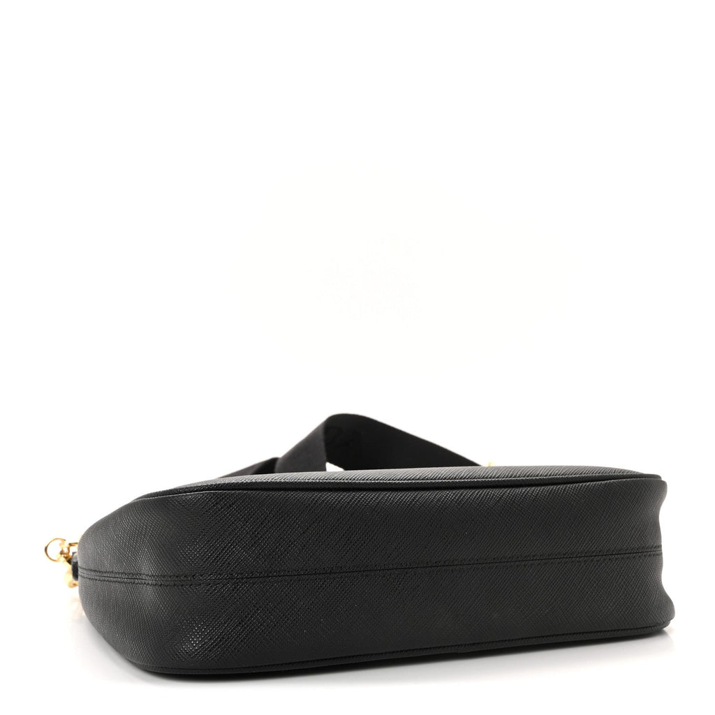 Saffiano Lux Re-Edition 2005 Shoulder Bag Black