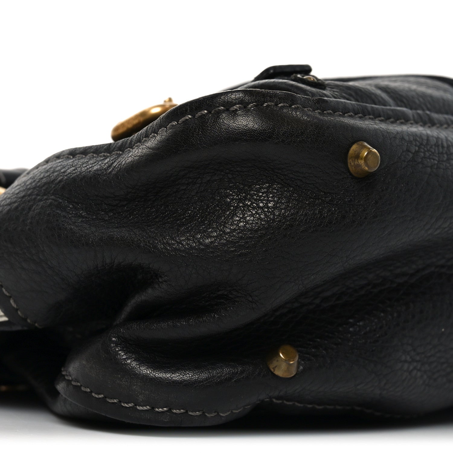 Calfskin Paddington Small Shoulder Bag Black