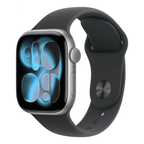 Apple Watch Series 11 42mm GPS+Cell Space Gray w/ Black Sport Band S/M MF8A4LW/A
