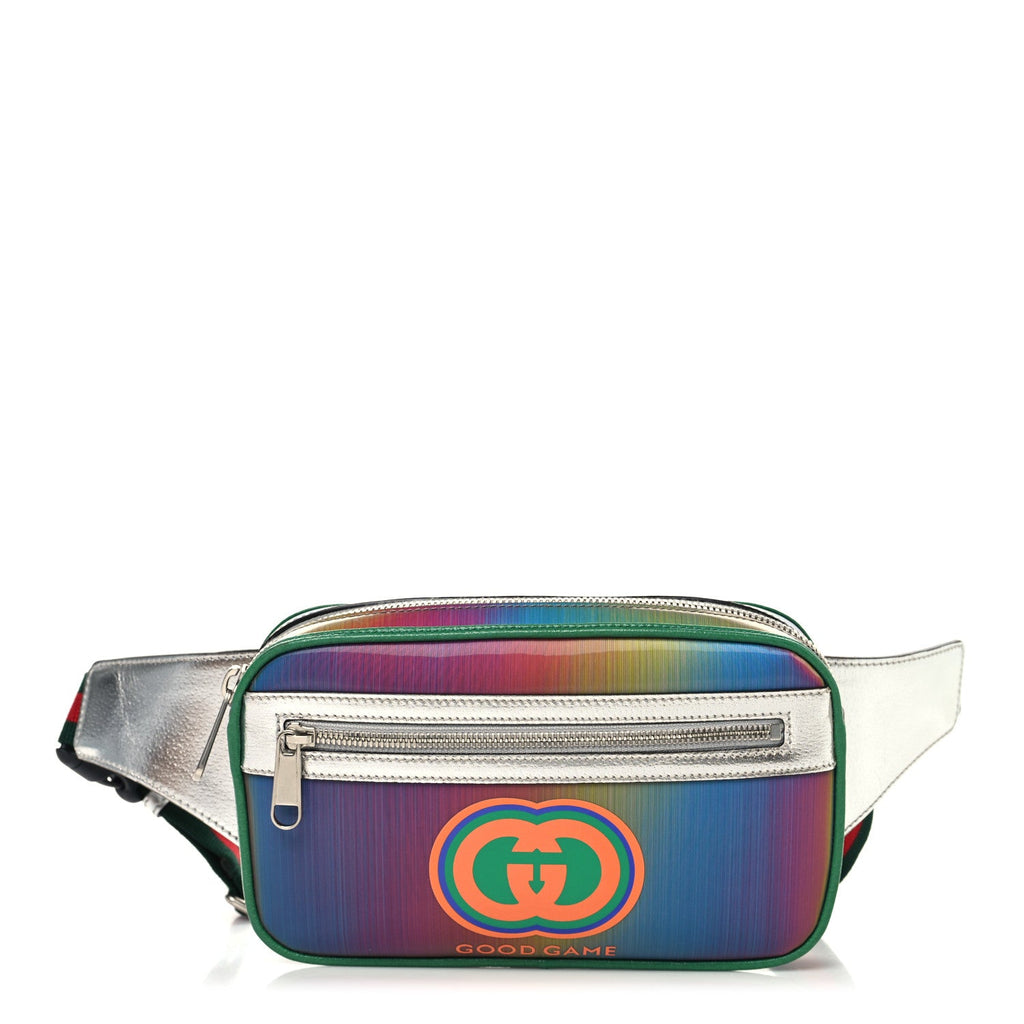 Holographic Good Game Interlocking G Belt Multicolor