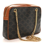 Triomphe Canvas Calfskin Medium Patapans Tan