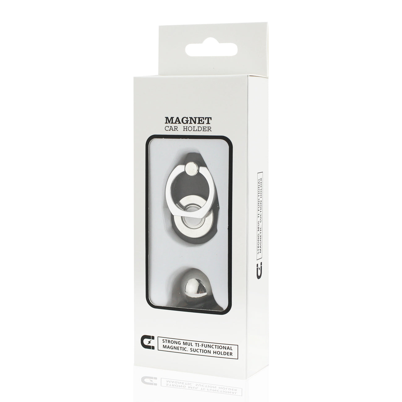 360 Degree Rotating Magnet Car Holder In Black