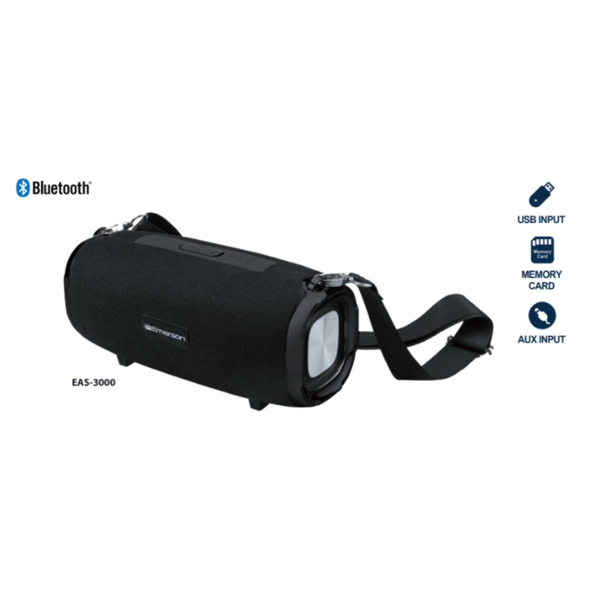 Portable Bluetooth Speaker with Carrying Strap