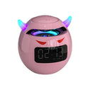 Mini 5.1 Bluetooth Speaker Audio LED Flash Bedside Alarm Clock Subwoofer Music TF Player With HD Mic Hands Free Callin