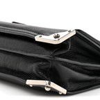 Glace Calf Soft Cahier Bag Black Astrale