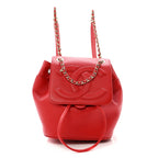 Lambskin CC Mania Backpack Red