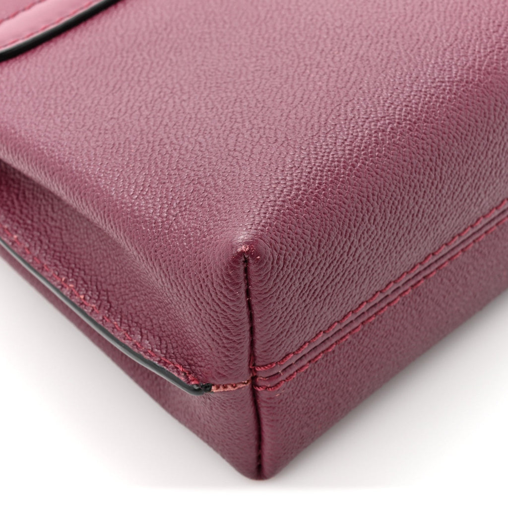 Soft Grain Calfskin Small Medley Crossbody Dark Plum