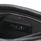 Lambskin Quilted Uniform Crossbody Bag Black