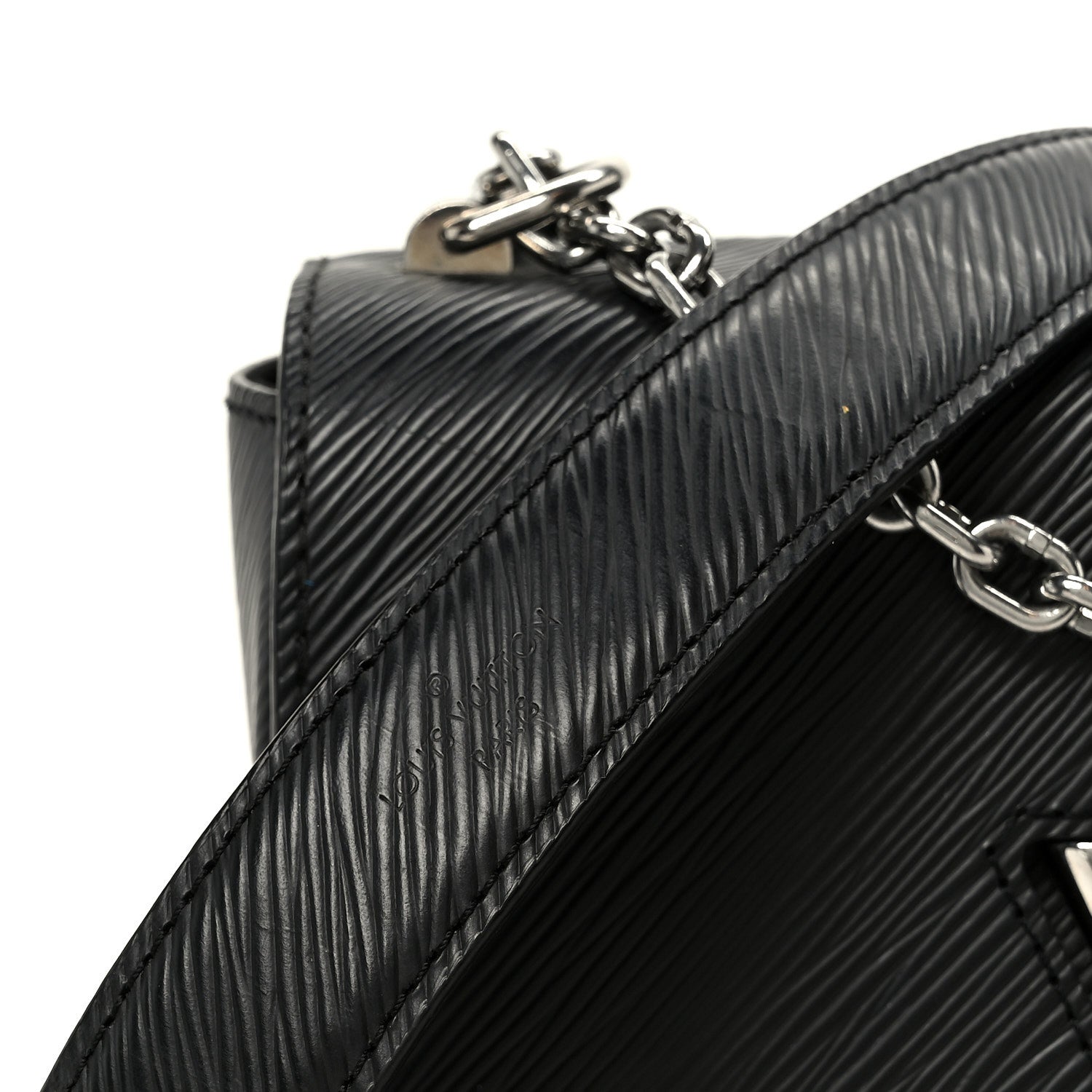 Epi Twist Shoulder Bag MM Black