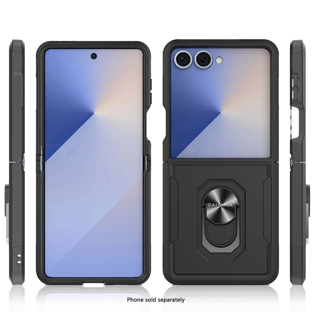 SAHARA - Samsung Galaxy Z Flip7 Case - Heavy-Duty, Kickstand Anti-Slip Design | Raider Series