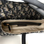 Oblique Saddle Bag Blue