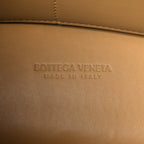 Nappa Intrecciato Medium Andiamo Shoulder Bag Dark Praline
