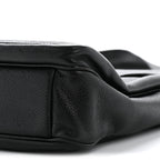 Caviar CC Flap Shoulder Bag Black