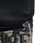 Oblique Saddle Belt Bag Blue